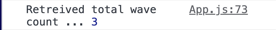 Wave Count from Console