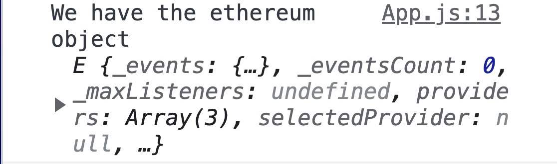 Ethereum object